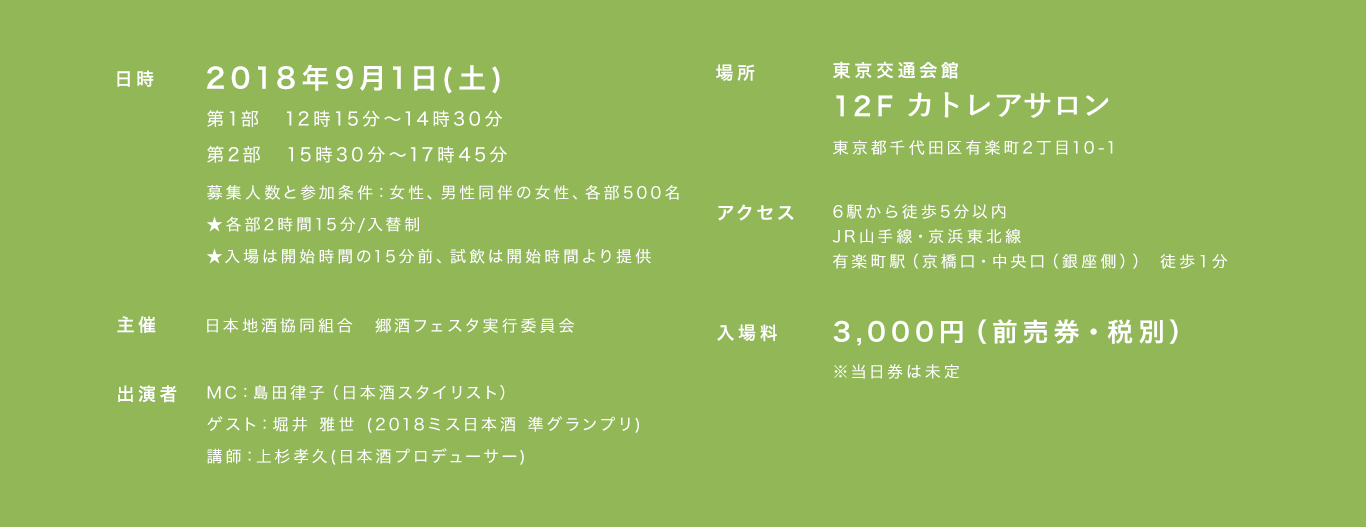 郷酒フェスタ